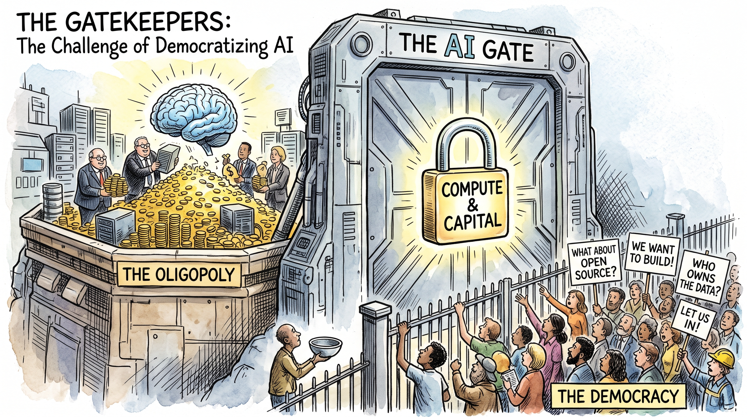 The Challenge of Democratizing AI